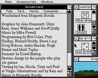 Wonderland Amiga screenshot