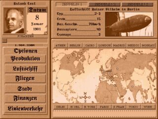 Zeppelin: Giants of the Sky DOS screenshot