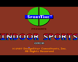 Indoor Sports: Volume 1
