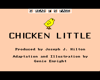 Robot Readers: Chicken Little