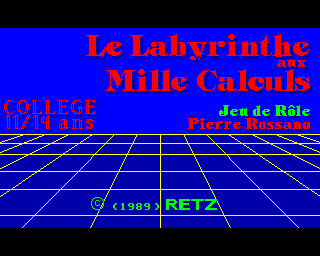 Labyrinthe Aux Mille Calculs, Le