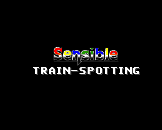 Sensible Train-spotting