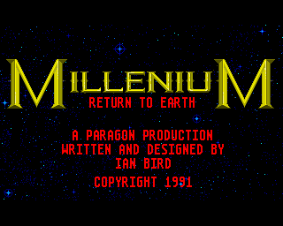 Millenium: Return To Earth