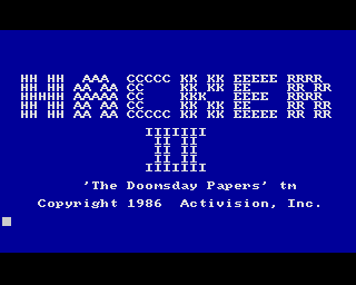 Hacker II: The Doomsday Papers