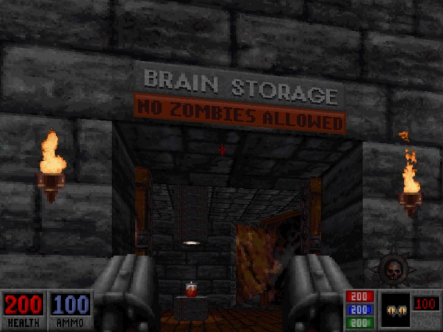Bloods sense of humor: no zombies allowed on brain storage