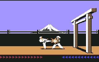 Karateka for the Commodore 64 (1985)