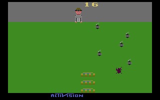 Kaboom! was released also for the Atari 5200 and Atari 8-bit