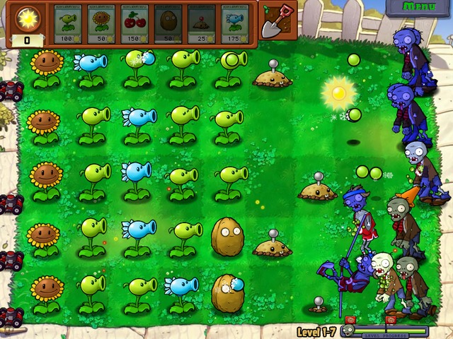 Plants vs. Zombies by PopCap games