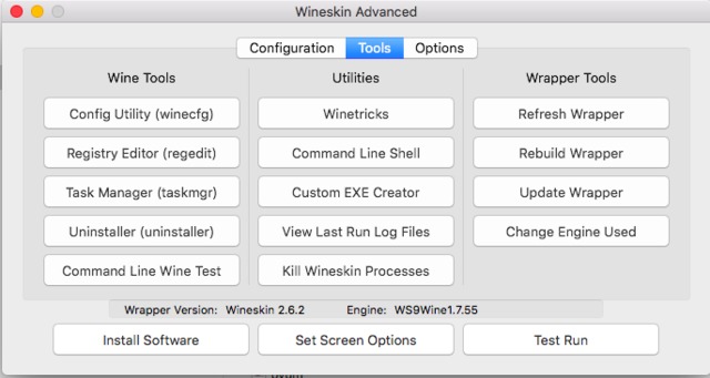 Wineskin para mac os sierra para