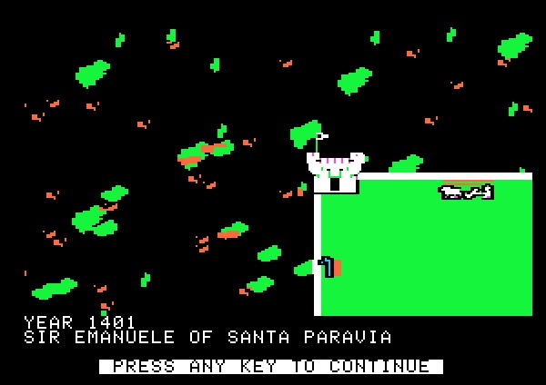 The graphics of the 1979 Apple II version