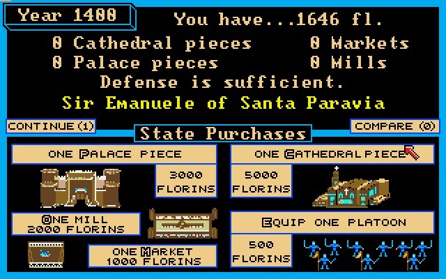 Santa Paravia nella versione Amiga (1988)