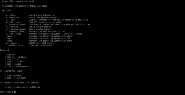 A random screenshot of a Linux command line interface