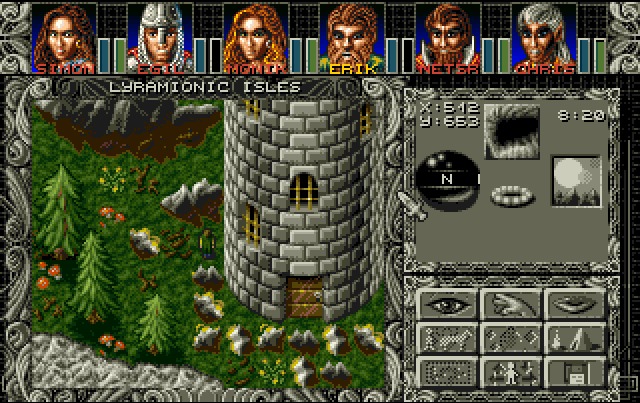 Ambermoon (1993) is one of the best-looking RPG for the Amiga