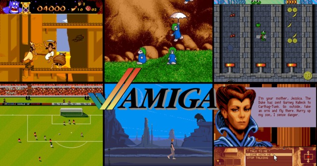 play amos games on emulator amiga