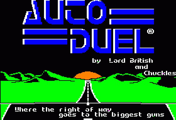 Autoduel (1986) - a post-apocalyptic GTA
