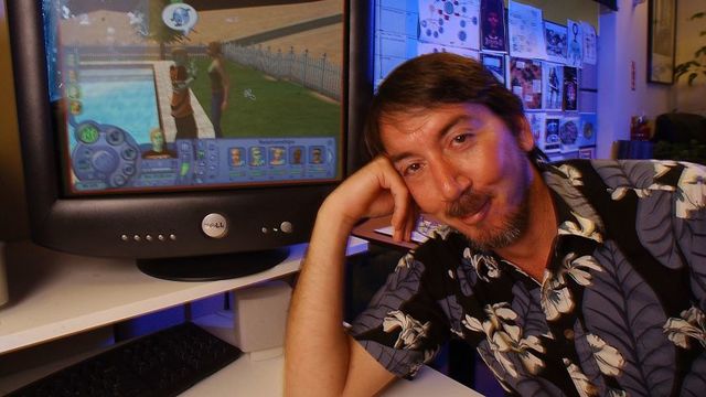 Will Wright playing The Sims 2