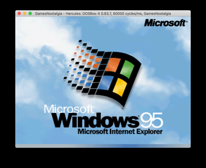 Windows 95 is finally booting in your emulated environment