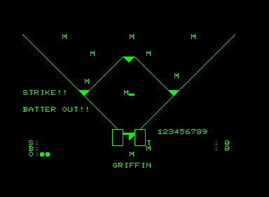 Baseball on the Commodore PET (1977)