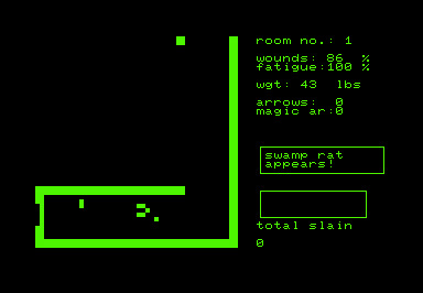 Dunjonquest on the Commodore PET (1979)