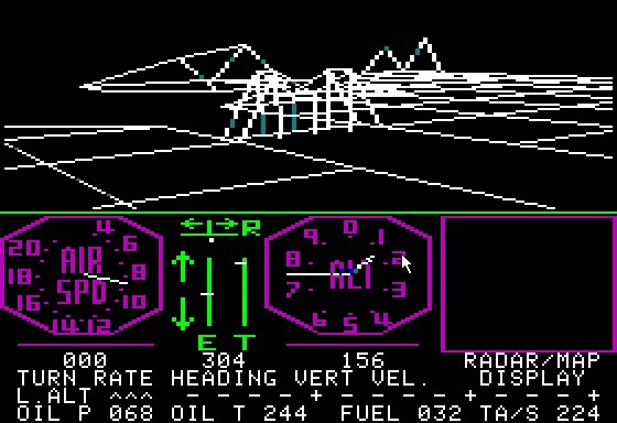 Flight Simulator by Bruce Artwick (Apple II, 1979)