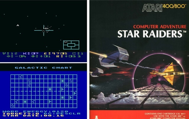 Star Raiders on the Atari 8-bit (1979)