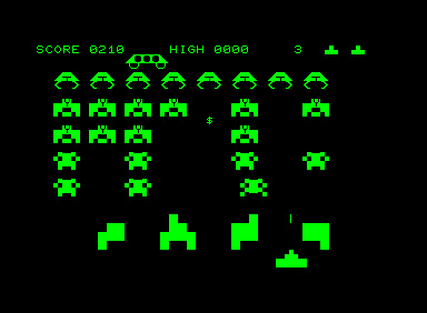 Space Invaders on Commodore PET (1980)