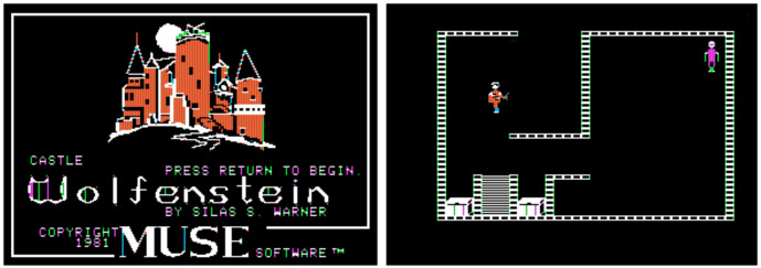 Castle Wolfenstein by Muse Software (Apple II, 1981)