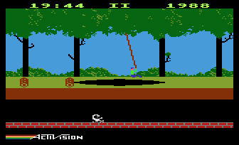 Pitfall! by David Crane, Atari 8-bit version