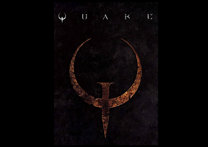 The iconic Quake logo
