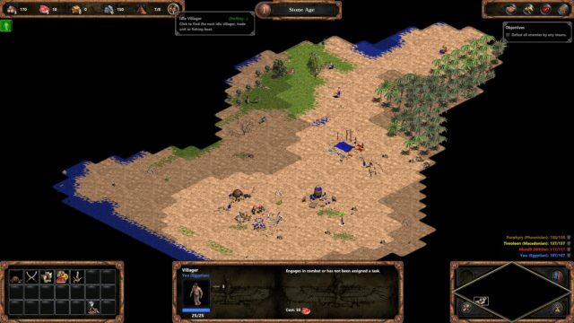 Age of Empires Definitive Edition - how to find idle villagers