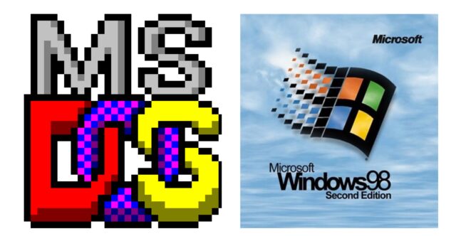 Old PC games were developed either for MS-DOS or Windows 9x