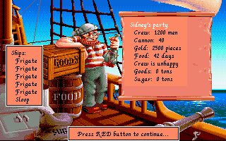 A nice guy from the AmigaCD32 version of Pirates! Gold