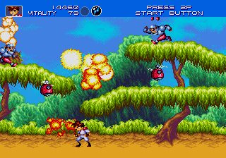 Gunstar Heroes (1993) was the first game by Treasure