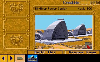 Dune II buildings construction