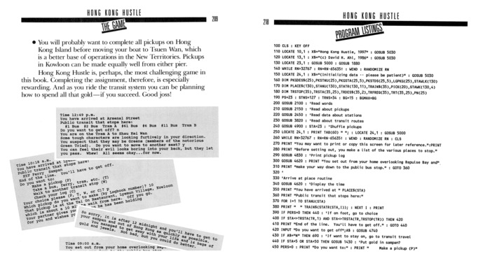 Hong Kong Hustle was published in BASIC Computer Adventures