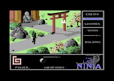 The Last Ninja - Approaching a beautiful temple