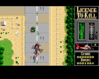 007: Licence to Kill Amiga screenshot