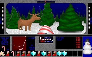 3D Xmas Adventure: Santa's Rescue DOS screenshot