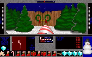 3D Xmas Adventure: Santa's Rescue DOS screenshot