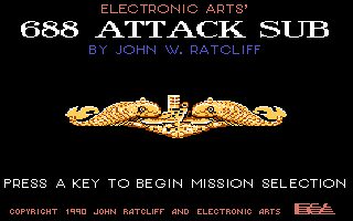 688 Attack Sub Amiga screenshot