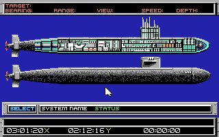 688 Attack Sub Amiga screenshot