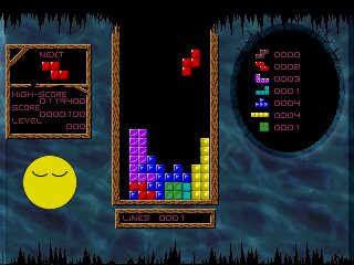 Acid Tetris DOS screenshot
