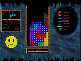 Acid Tetris DOS screenshot
