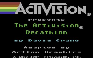 The Activision Decathlon Commodore 64 screenshot