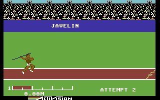 The Activision Decathlon Commodore 64 screenshot