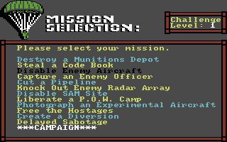 Airborne Ranger - Commodore 64