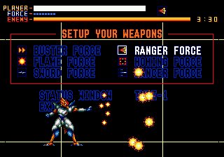 Alien Soldier Genesis screenshot