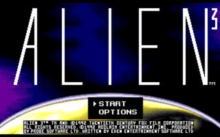 Alien 3 Amiga screenshot