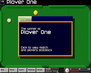 Arcade Pool Amiga screenshot