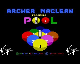Archer Maclean's Pool Amiga screenshot